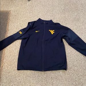 XL West Virginia Nike performance zip up jacket